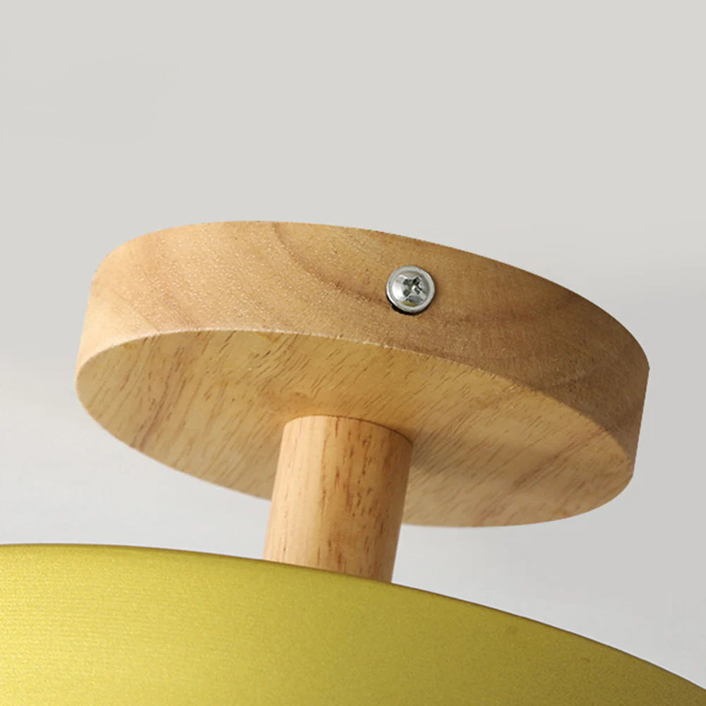 French Macaron LED Ceiling Light, Colourful Minimalist Flush Mount