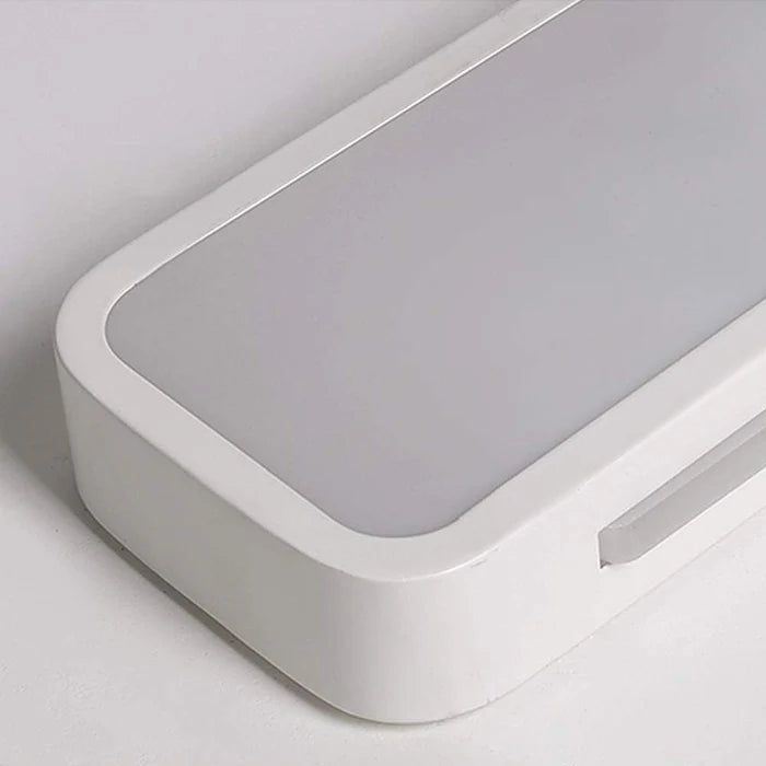 Long Linear LED Ceiling Light, Modern Rectangular Flush Mount