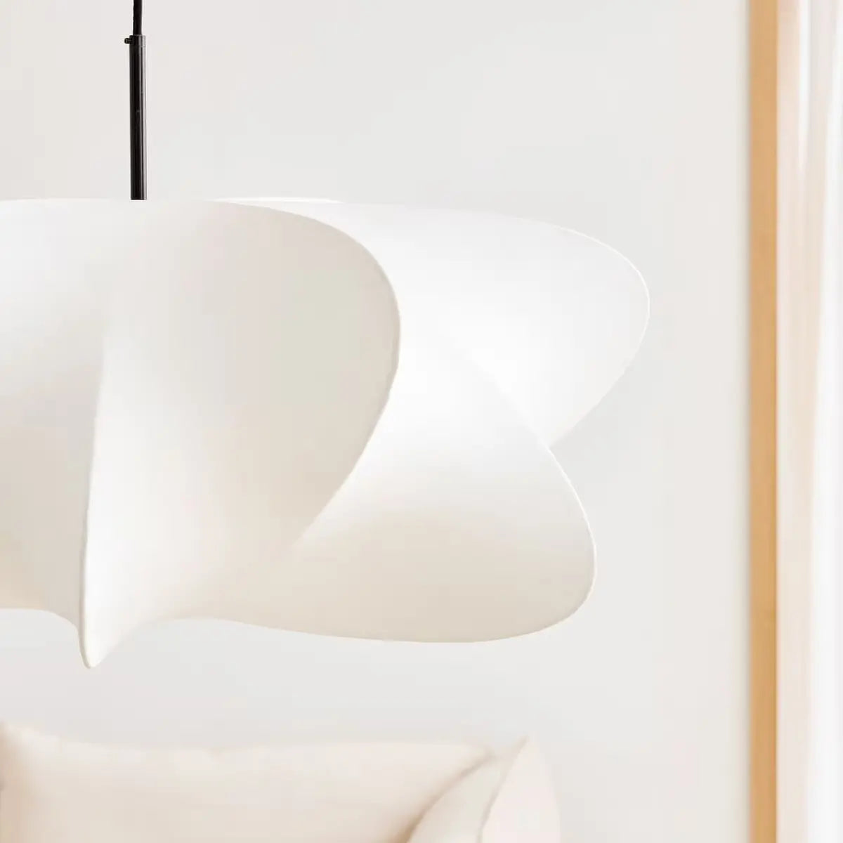 Japanese Wabi Sabi Silk Pendant Light – Minimalist Lighting for Stylish Spaces