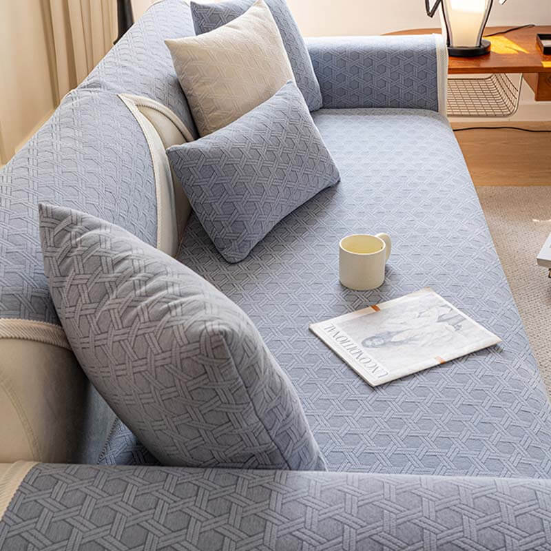 Jacquard Chenille Fabric Waterproof Oil-proof Couch Cover