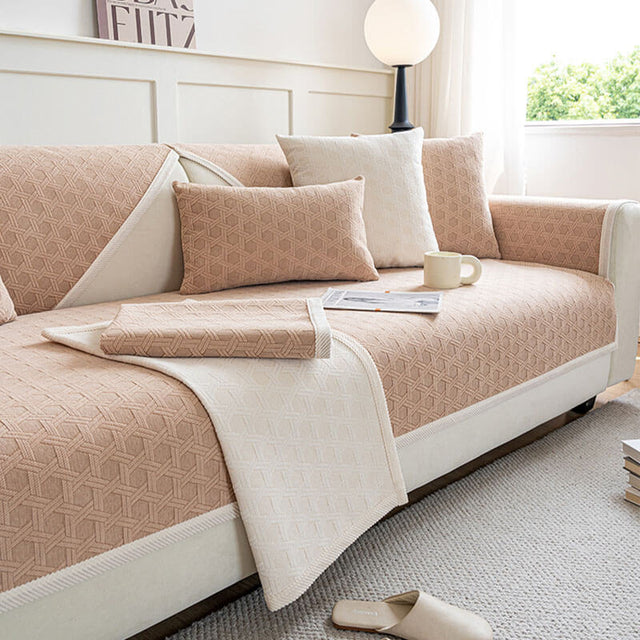 Jacquard Chenille Fabric Waterproof Oil-proof Couch Cover