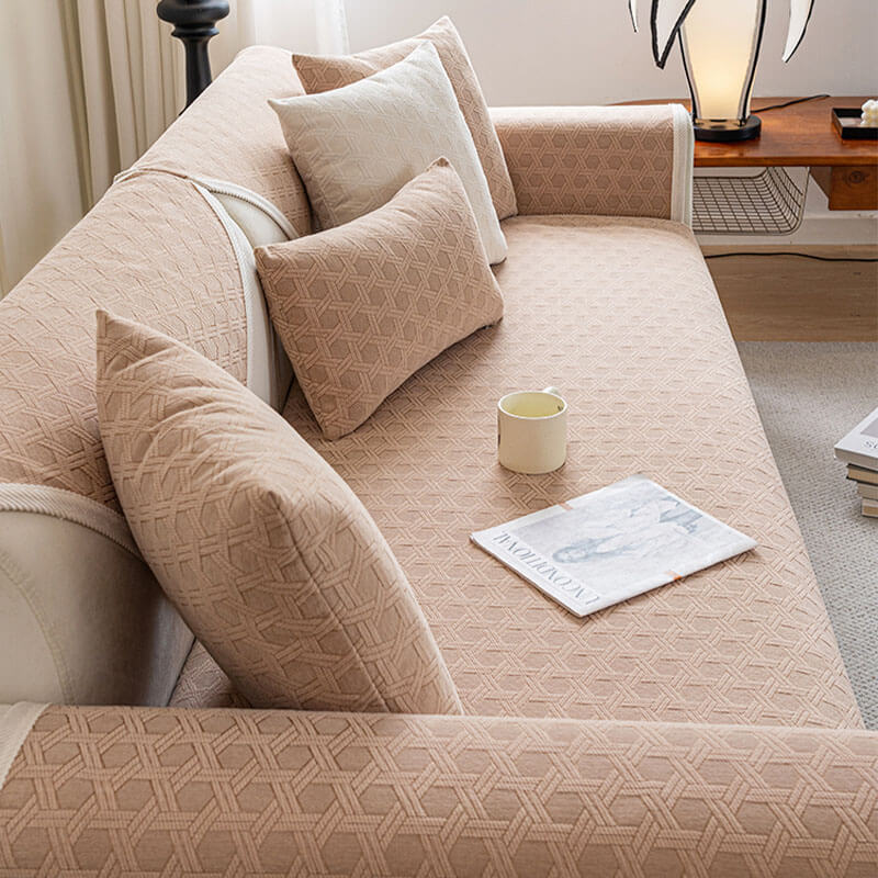 Jacquard Chenille Fabric Waterproof Oil-proof Couch Cover