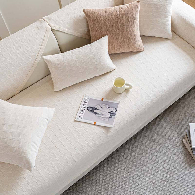 Jacquard Chenille Fabric Waterproof Oil-proof Couch Cover