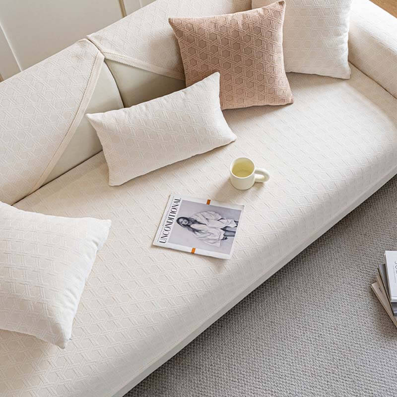 Jacquard Chenille Fabric Waterproof Oil-proof Couch Cover