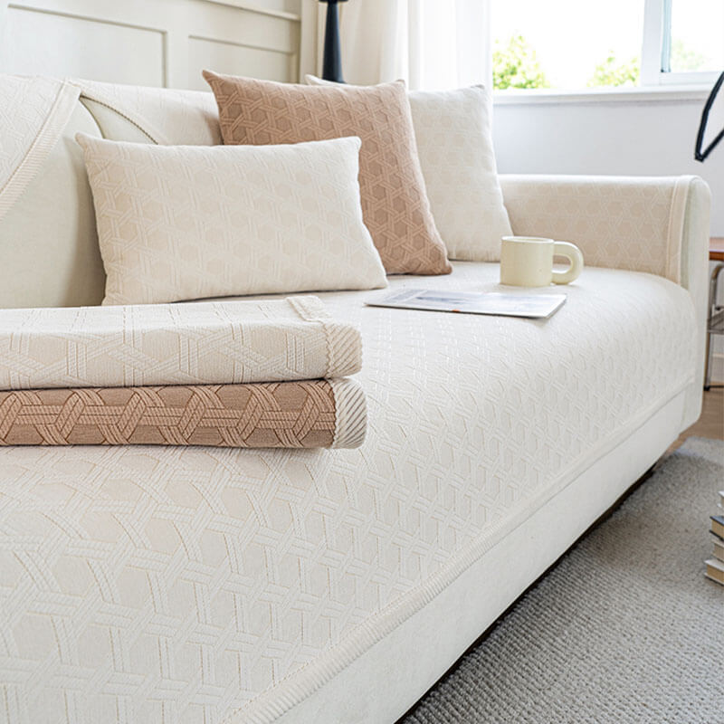 Jacquard Chenille Fabric Waterproof Oil-proof Couch Cover