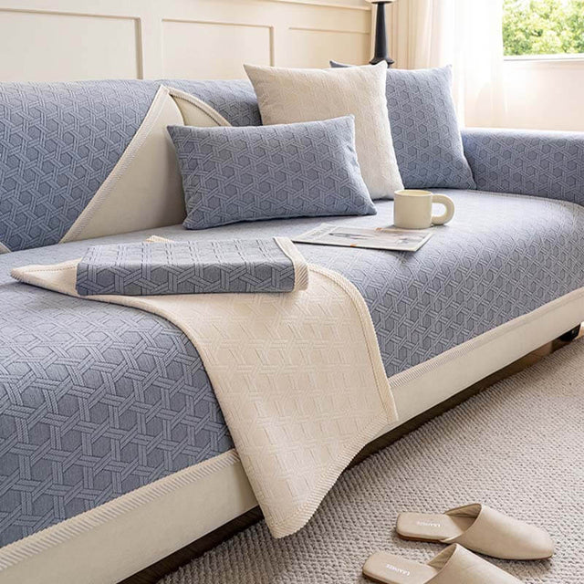 Jacquard Chenille Fabric Waterproof Oil-proof Couch Cover