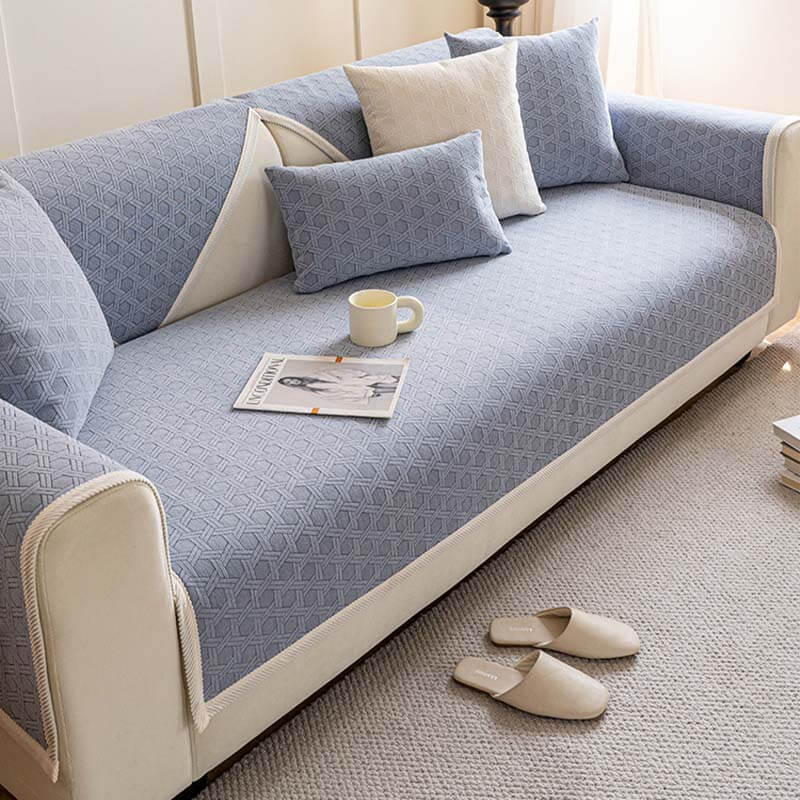 Jacquard Chenille Fabric Waterproof Oil-proof Couch Cover