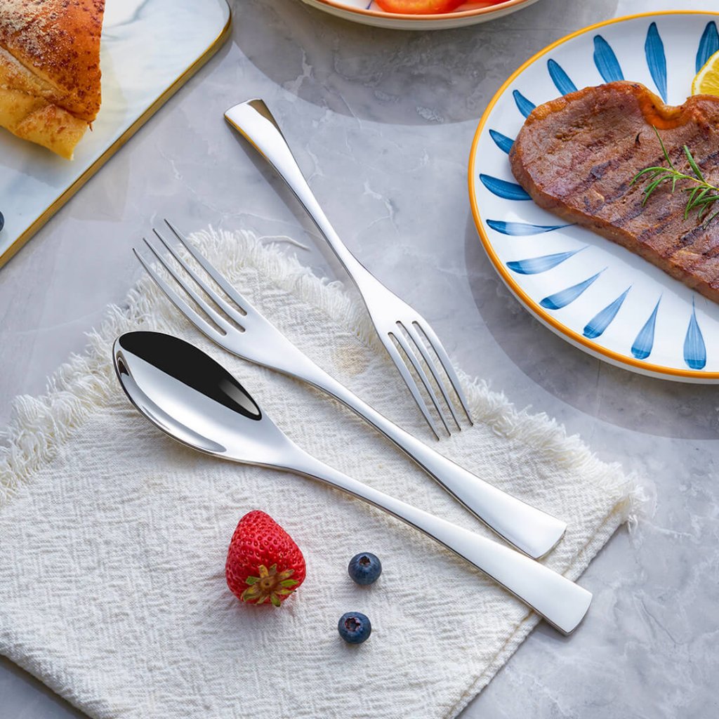  Jet Silver Cutlery Set-4