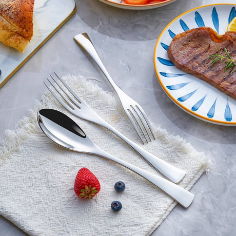  Jet Silver Cutlery Set-4