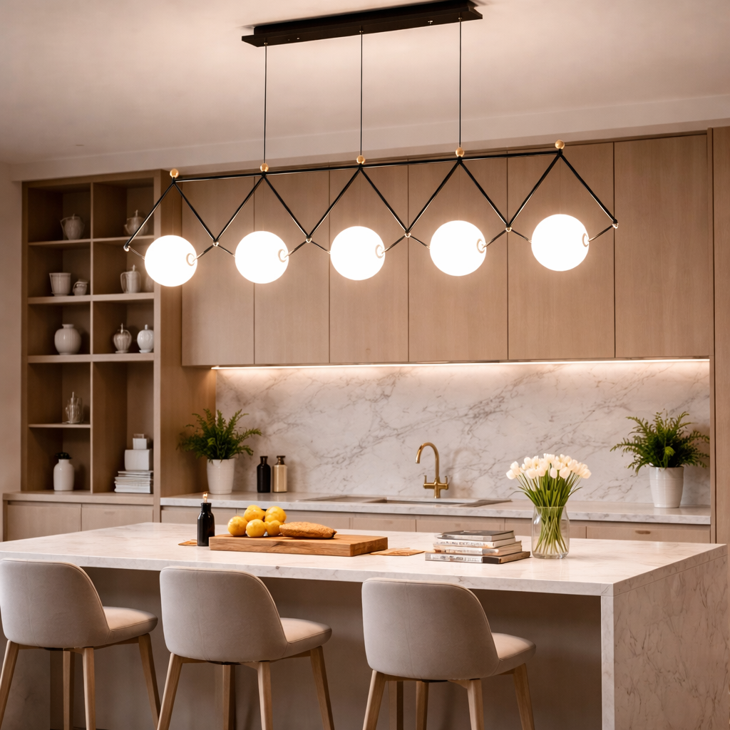 Avionics Industrial Modern Chandelier - Ceiling Lights for Living Room & Kitchen Island