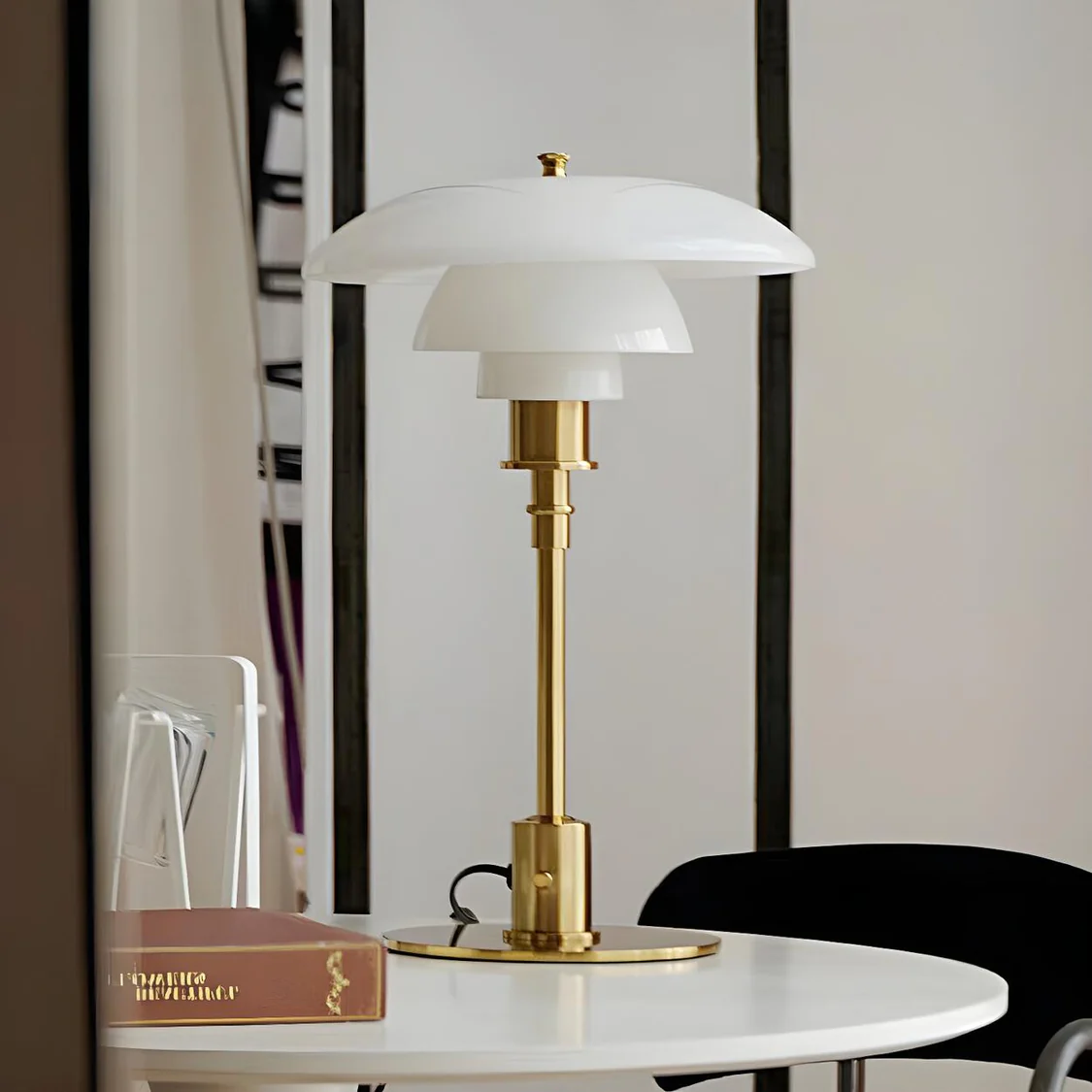 Nordic Glass Table Lamp – Minimalist LED Light for Home
