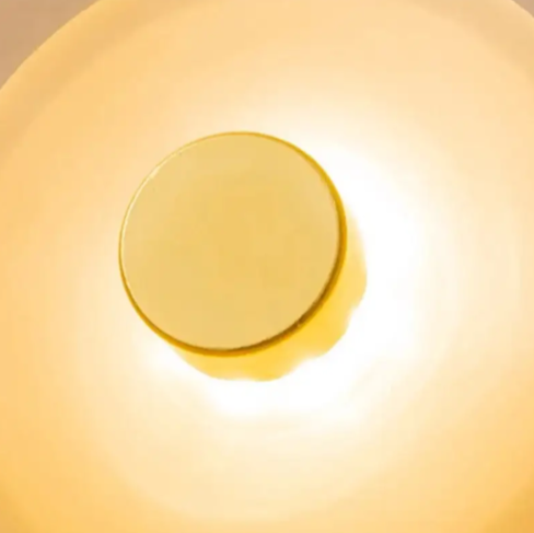 Organic Glass Wall Light, Modern Art Glass LED Sconce