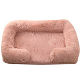 Plush Dog Bed Soft Supportive Easy to Clean Waterproof