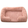 Plush Dog Bed Soft Supportive Easy to Clean Waterproof