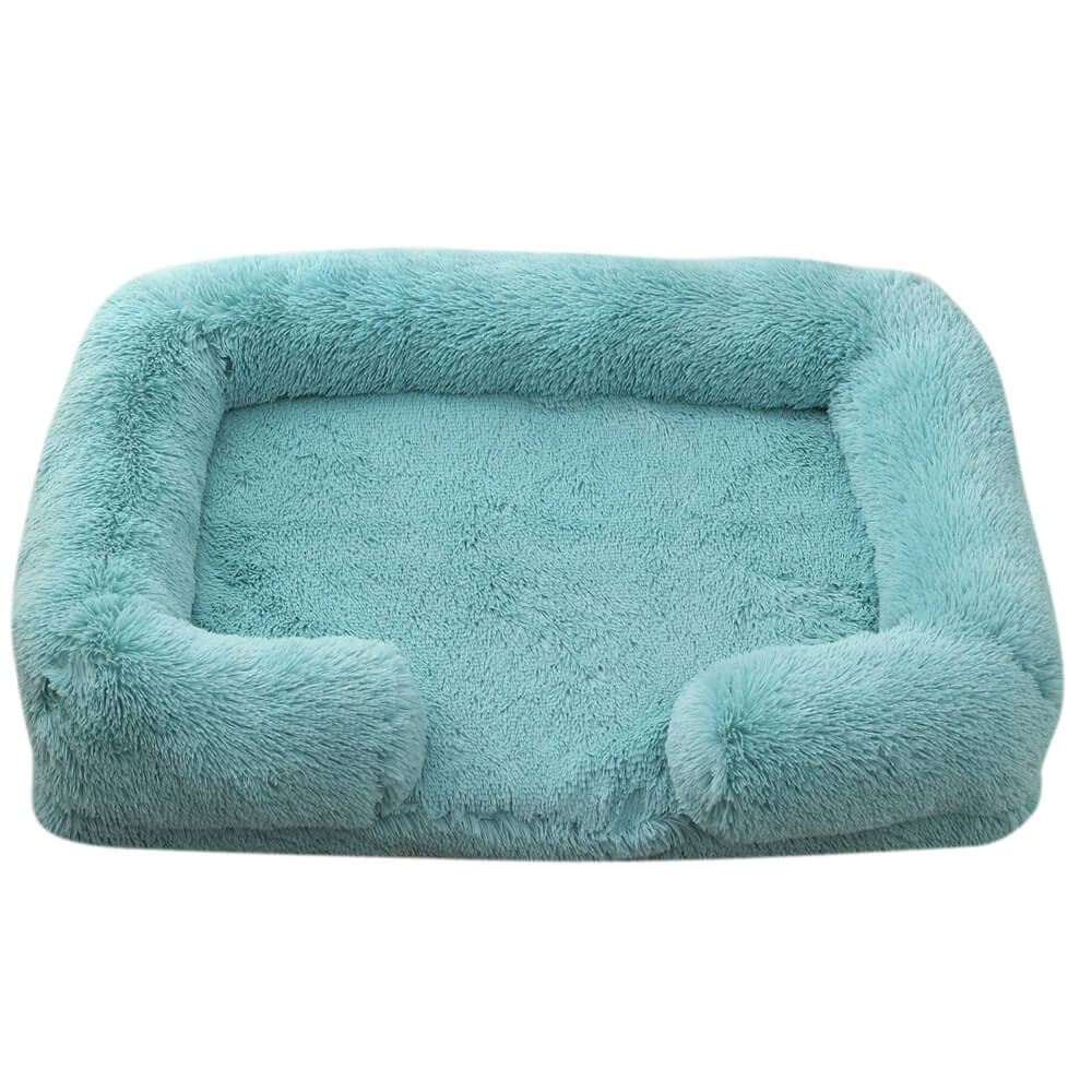 Plush Dog Bed Soft Supportive Easy to Clean Waterproof