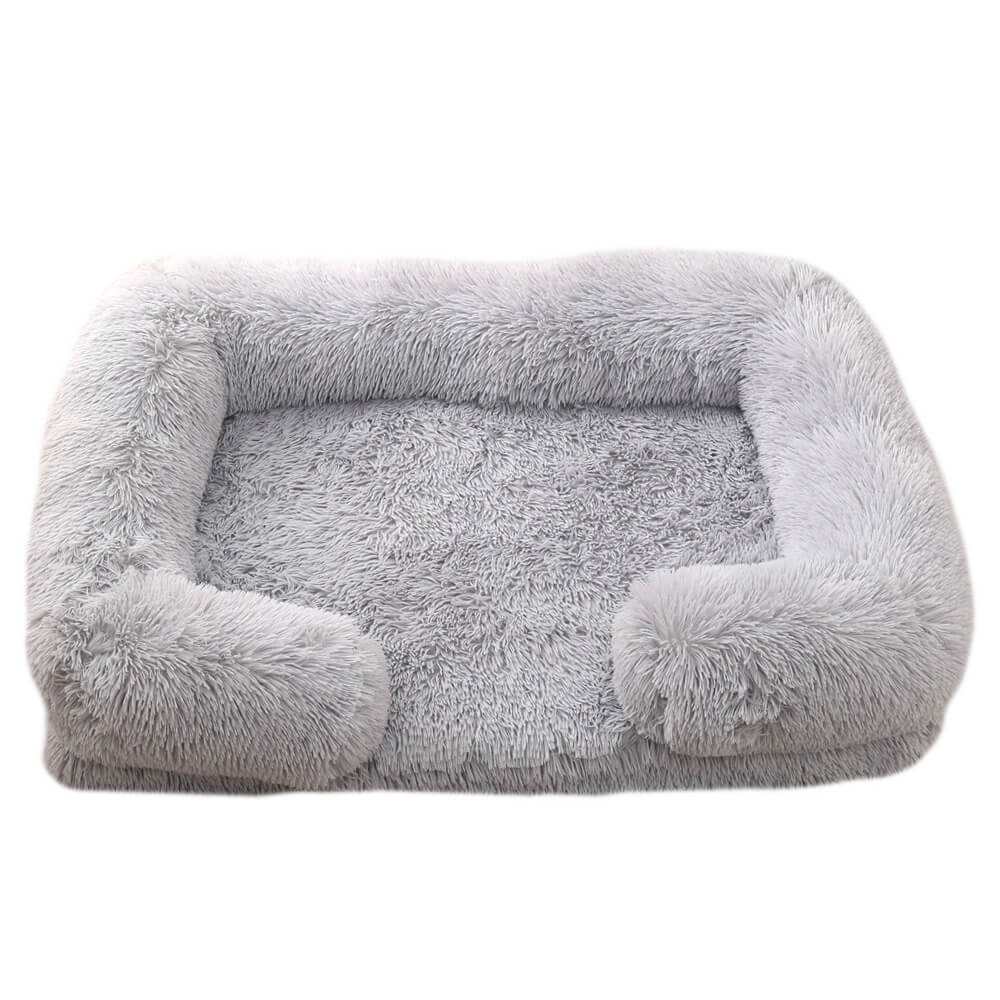 Plush Dog Bed Soft Supportive Easy to Clean Waterproof