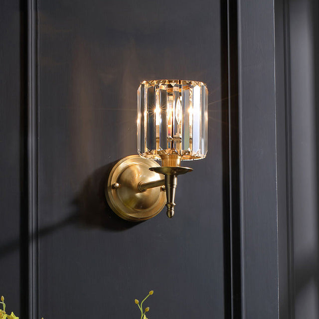 Luxury Clear Crystal Small Wall Light 1
