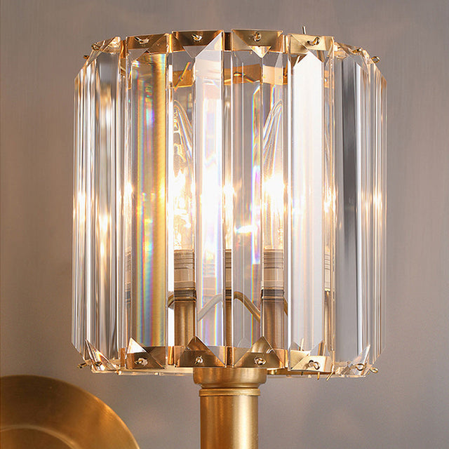 Luxury Clear Crystal Small Wall Light 8