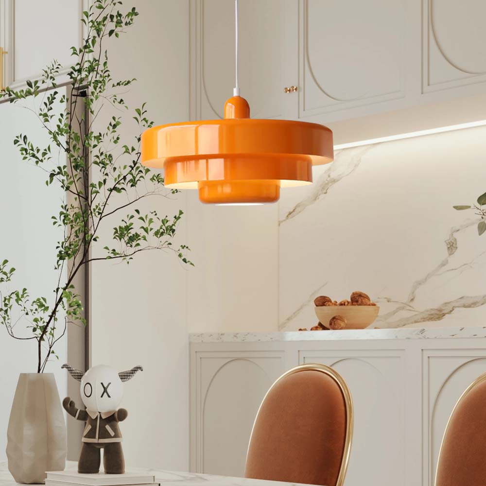 Mid-century Single Head Bauhaus Iron Pendant Lamp 2