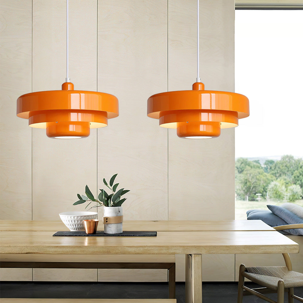 Mid-century Single Head Bauhaus Iron Pendant Lamp 4