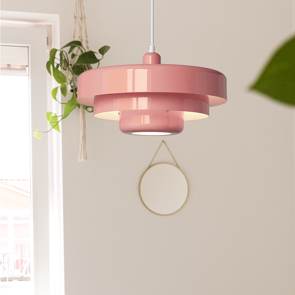 Mid-century Single Head Bauhaus Iron Pendant Lamp 8