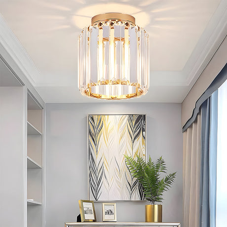 Modern 1-Light Hallway Flush Mount Ceiling Light 10