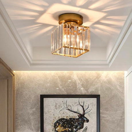 Modern 1-Light Hallway Flush Mount Ceiling Light 11