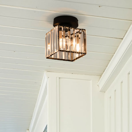 Modern 1-Light Hallway Flush Mount Ceiling Light 5