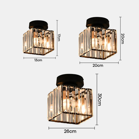 Modern 1-Light Hallway Flush Mount Ceiling Light 7