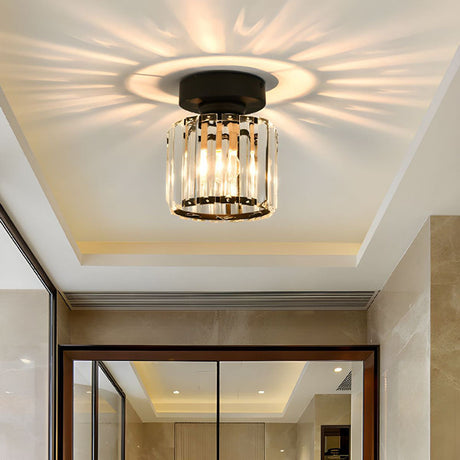 Modern 1-Light Hallway Flush Mount Ceiling Light 8