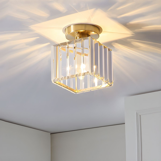 Modern 1-Light Hallway Flush Mount Ceiling Light 9