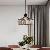 Modern Black Crystal Pendant Light 2