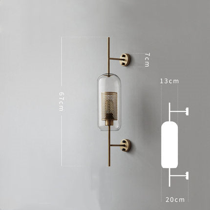 Modern Glass Bathroom Wall Light 4