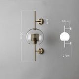 Modern Glass Bathroom Wall Light 7