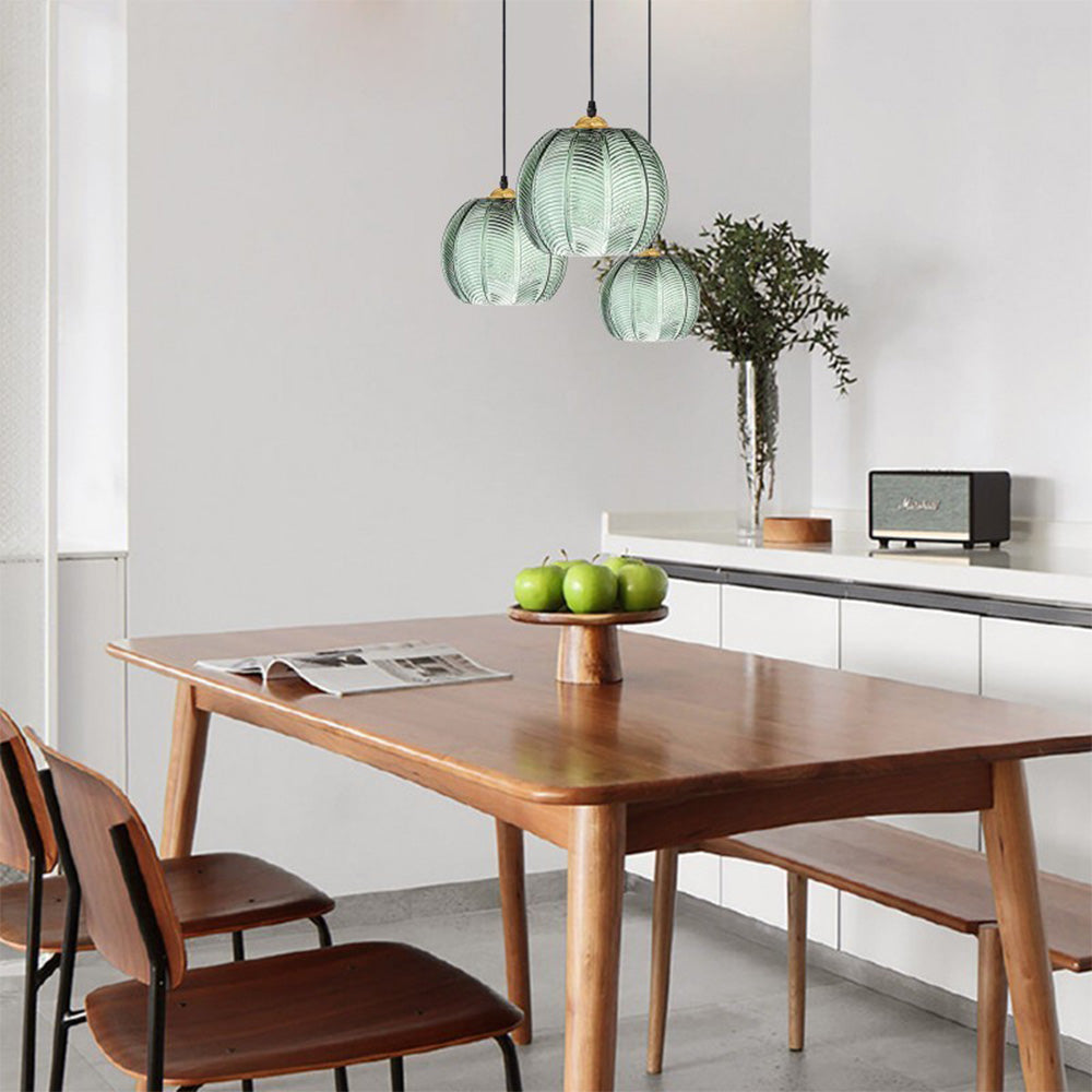 Modern Green Glass Hanging Lamp 3