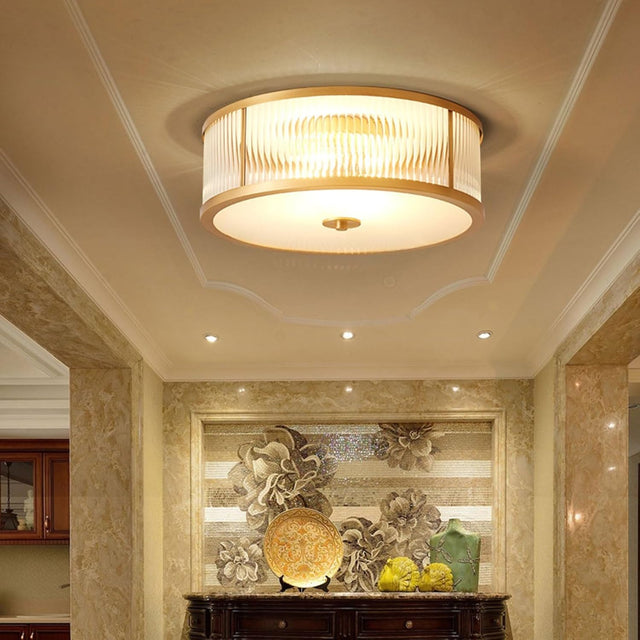 Modern Minimalism Glass Round Ceiling Lamps 3