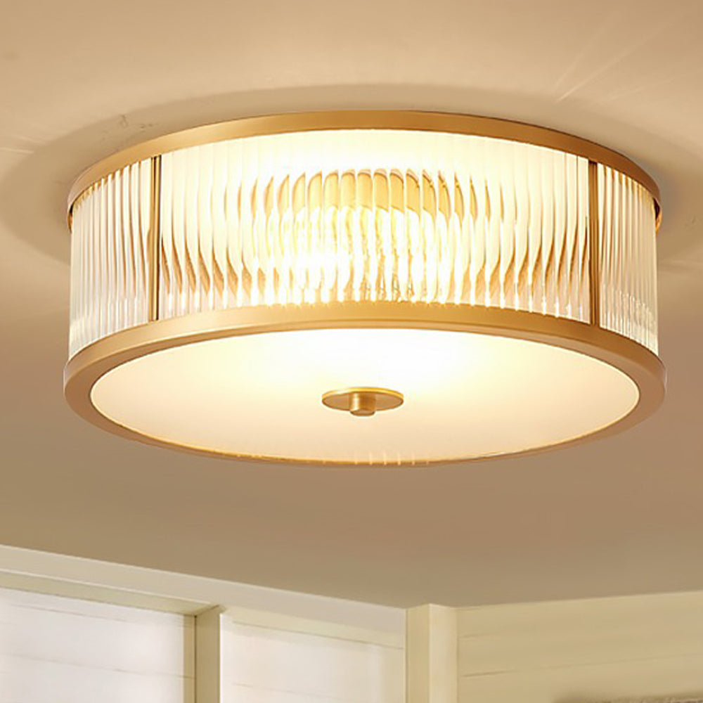Modern Minimalism Glass Round Ceiling Lamps 4
