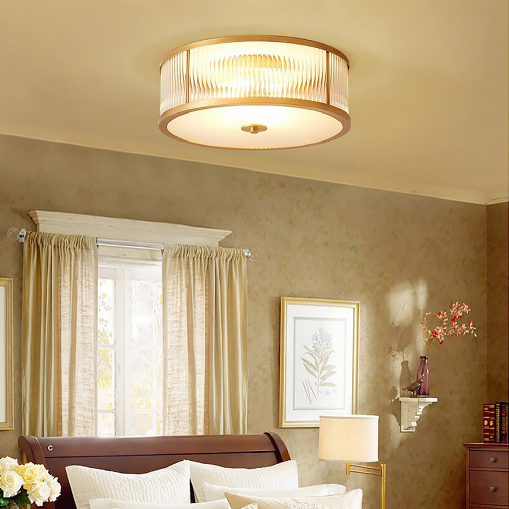 Modern Minimalism Glass Round Ceiling Lamps 6