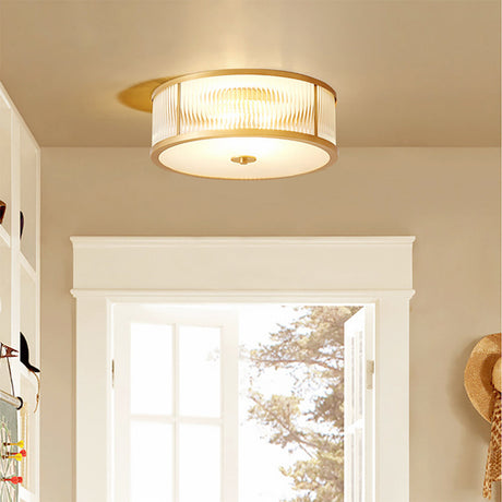 Modern Minimalism Glass Round Ceiling Lamps 7