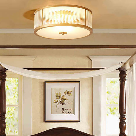 Modern Minimalism Glass Round Ceiling Lamps 8