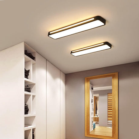 Modern Nordic Minimalist Long LED Ceiling Lighting 5