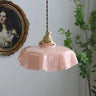 Modern Romantic Glass Ribbon Edge Pendant Light 9
