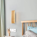Modern Rotatable Wood Hallway LED Wall Lights 0