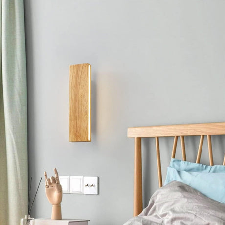 Modern Rotatable Wood Hallway LED Wall Lights 0