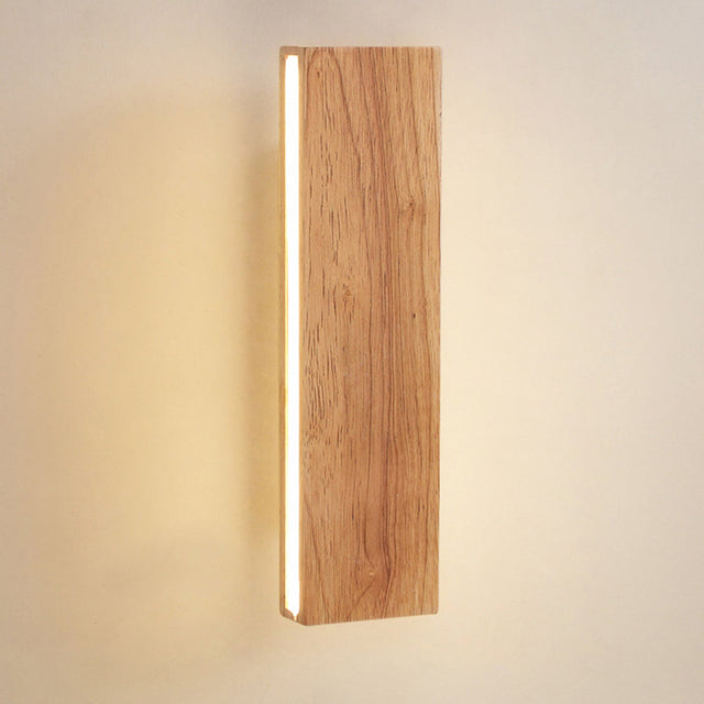 Modern Rotatable Wood Hallway LED Wall Lights 11