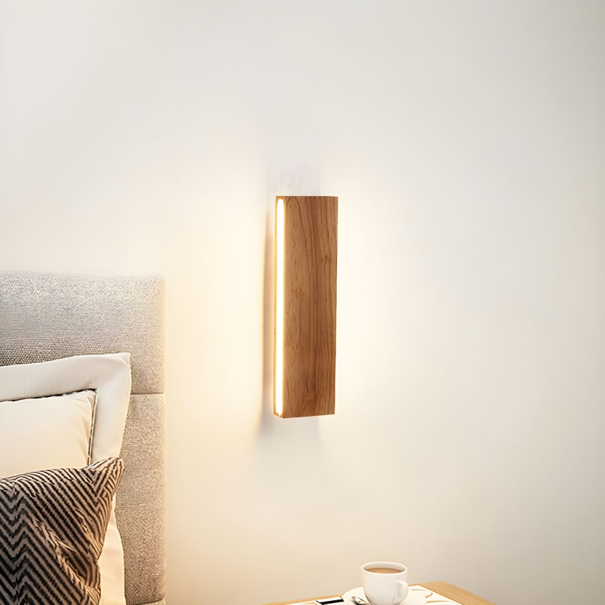 Modern Rotatable Wood Hallway LED Wall Lights 2