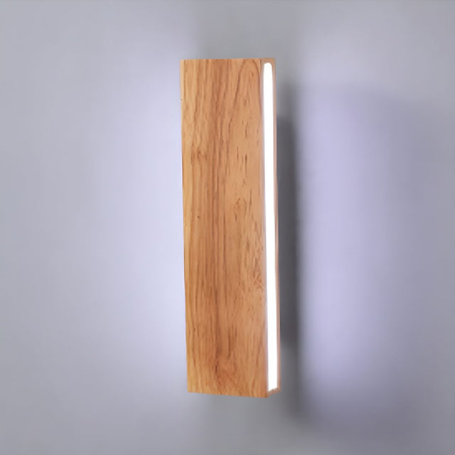 Modern Rotatable Wood Hallway LED Wall Lights 9