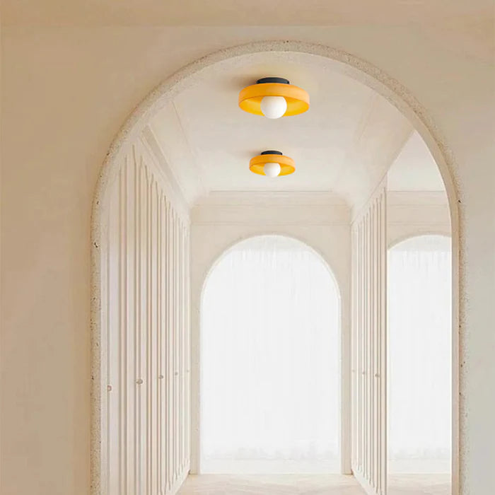 Modern Round Flush Mount Ceiling Light 1