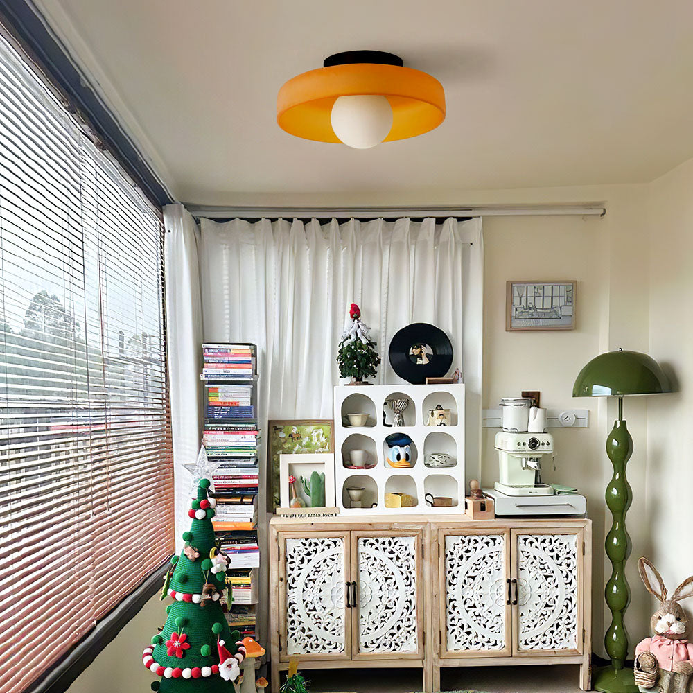 Modern Round Flush Mount Ceiling Light 2