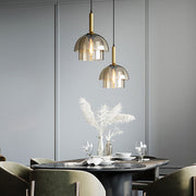 Modern Simple Glass Dome Ceiling Pendant Lights 0